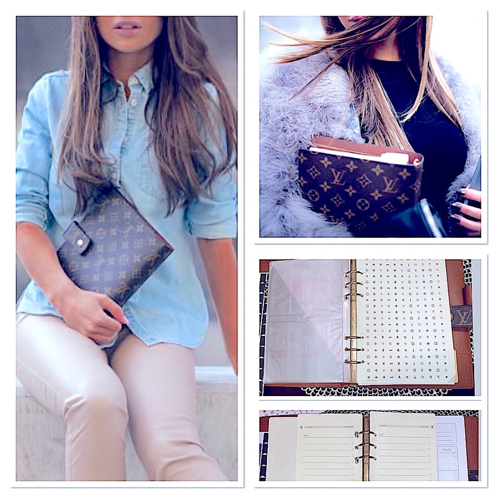 💝 Louis Vuitton Agenda GM PACKED with inserts! Desk Agenda!